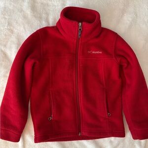 Columbia Vibrant Red Fleece Outerwear